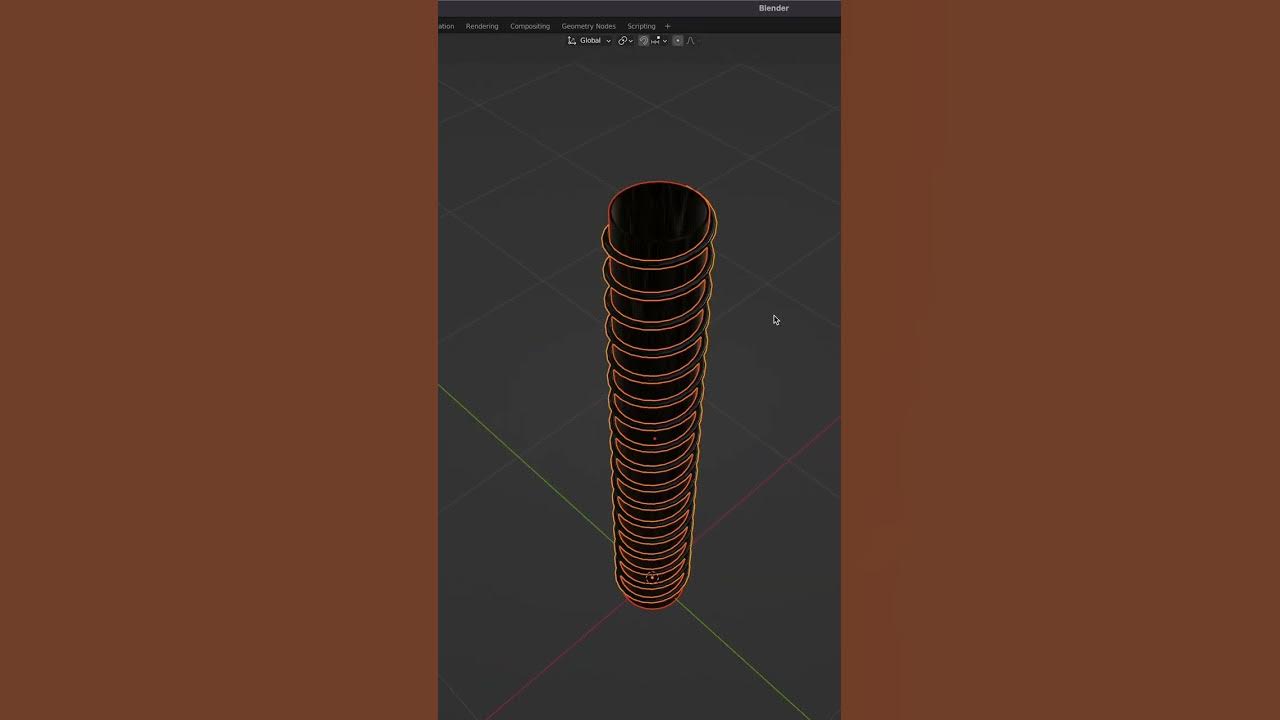 Make an easy Spiral hose in Blender YouTube
