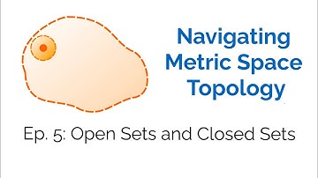 Ep. 5 Open Sets and Closed Sets: Navigating Metric Space Topology