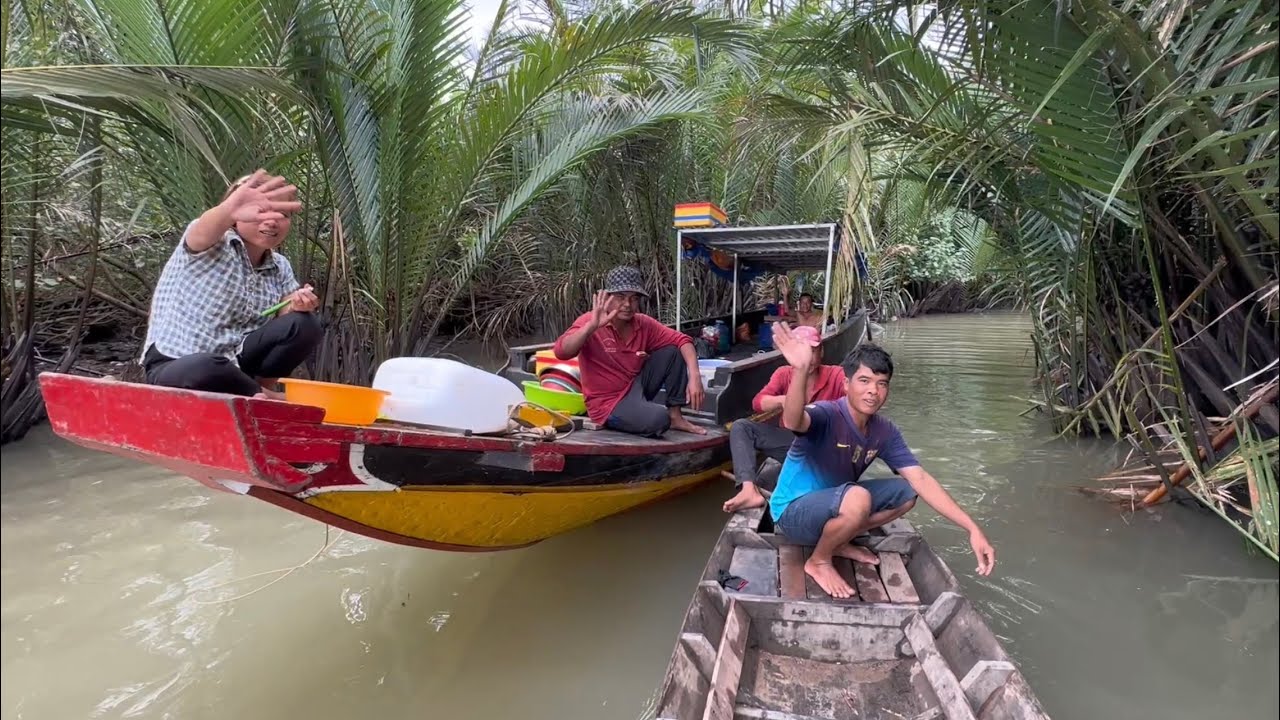 Chắc lâu lắm mới trở lại . Kết thúc chuyến thử thách tự tìm thức ăn trên Sông đầu năm 2026 
