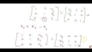 Using elementary transformations, find the inverse of the matrix `[2 0-1 5 1 0 0 1 3]`...
