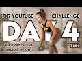 7x7 Challenge Day 4 | Full Body Power: Cardio &amp; Weights | 7 Min at Home Workout