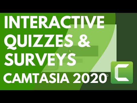 Quizzes in Camtasia 2020 (Tutorial)