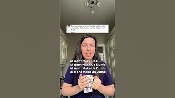 AI Wont Make Us Dumb #phd #ai #aitools #matlab #python #lazy