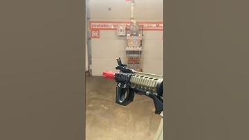 NEW CUSTOM! Emerbu Toys M4a1 V2 Gearbox Upgraded Gel Ball Blaster (TOY!) plus More Mods!! #m416