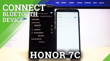 How to Pair HUAWEI Honor 7C via Bluetooth -  Use Bluetooth Connection