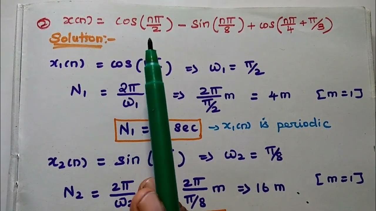 04 Fundamental Period of DT Signal Signals and Systems in Tamil EC3354 R2021 EC8352