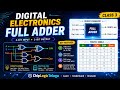 Full Adder Complete Explanation in Telugu ⚡