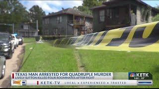 Texas man arrested for quadruple homicide after Sunday shooting