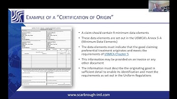 Is a specific form required for USMCA certificate of origin?