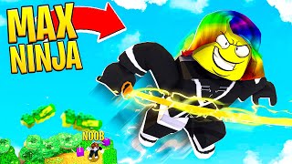 I got MAX NINJA ITEMS and gave them to a LEVEL 1 NOOB.. here's what happened screenshot 1