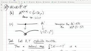 Rational maps and Blowing up, video 1