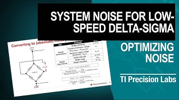 System noise performance for low-speed delta-sigma ADCs