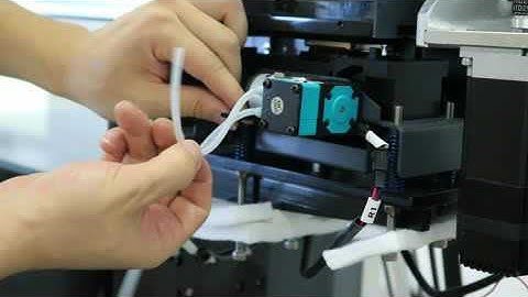 Connect Syringe to the Cap of APEX Digital Flatbed LED UV Printer