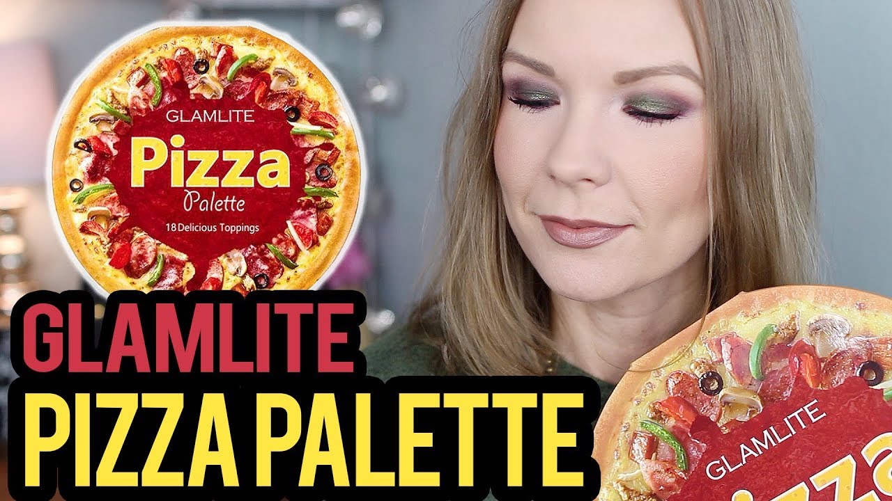 GlamLite PIZZA PALETTE! Swatches, Review & Tutorial! | LipglossLeslie