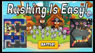 Early Game Zebra Rush Is OP! Btd Battles 2