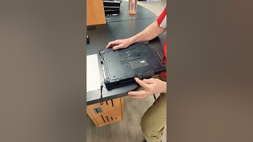 How do you remove the bottom plate on a Getac S410? #shorts #ytshorts