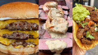 Mouthwatering ASMR Sounds: From Sizzling Meat to Perfectly Cooked Veggies | #ASMRFood