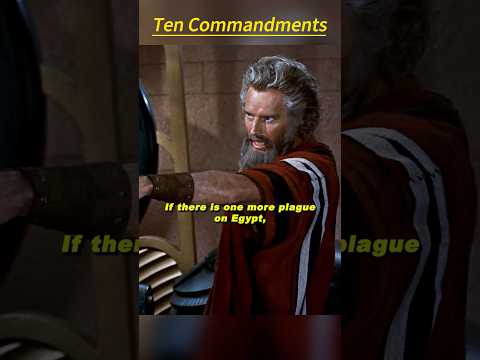 The Ten Commandments 1956 Moses Turns The Nile To Blood Calls Down Fiery Hail