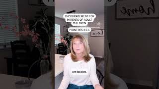 Encouragement for parents of adult children Wealth