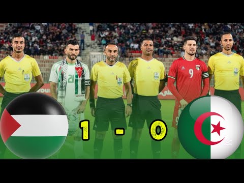 توقيت مباراة الجزائر ضد فلسطين و القنوات الناقلة لها مباراة دولية ودية