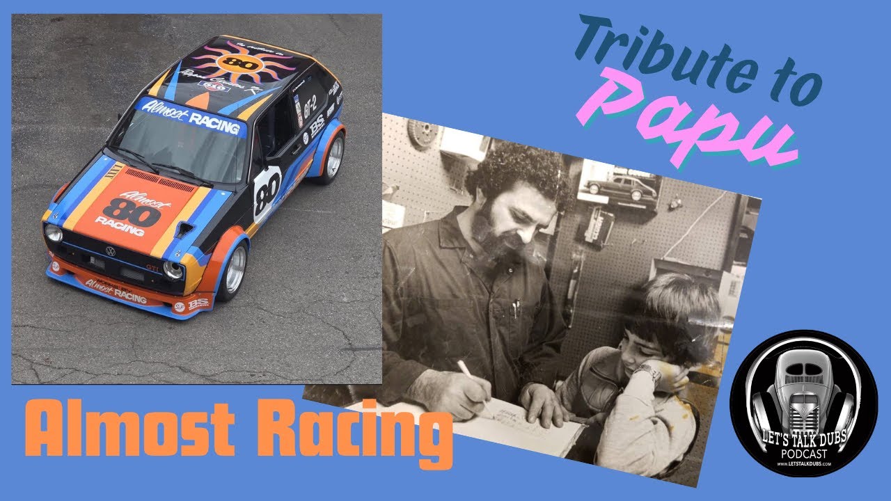 VW Rabbit Race Car Tribute built to honor his Papu Almost Racing - YouTube