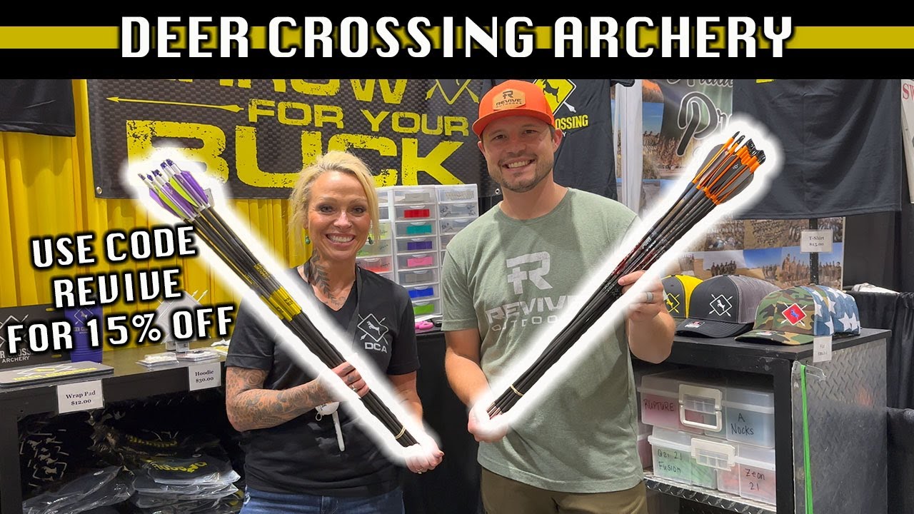 DEER CROSSING ARCHERY ARROW BUILD for COMPOUNDS, CROSSBOWS, TRAD