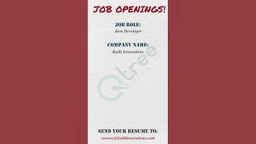 Java Developer Job Opening | Kadit Innovations is Hiring | Apply Now