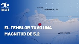 Fuerte temblor sacudió a Venezuela y se sintió en parte de Colombia