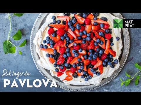 Verdens beste pavlova kake