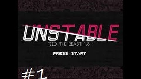 Minecraft: FTB Unstable 1.8.9 Ep1 " Getting Started"