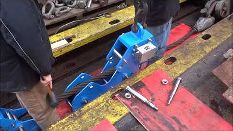 How to install MTNW Running Line Tensiometers on Wire Rope