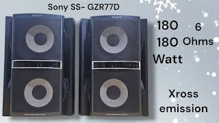 SONY ソニー MODEL NO SS-MD77 スピーカーシステム - メルカリ