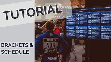 Tutorial of Smoothcomps brackets & schedule