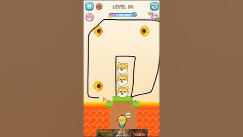 Save the Dog game level 84 | Game Play #shorts #short  #funny #gameplay #savethedoge