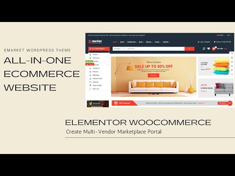 All-in-One Multi-Vendor eCommerce Website | Elementor WooCommerce Theme | eMarket WordPress Theme