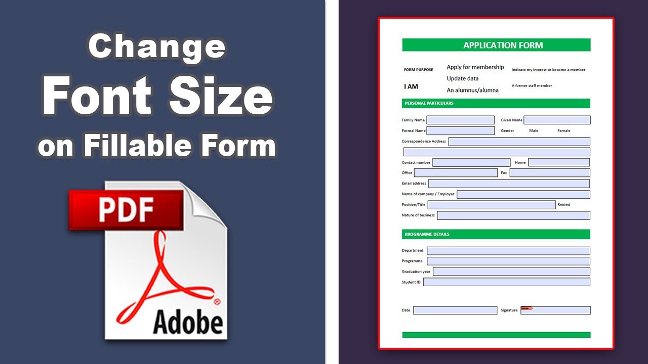 poster font sizes