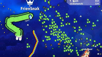 I Teleported To Eat My Own Score After Dying with 5500 score In Snake.io