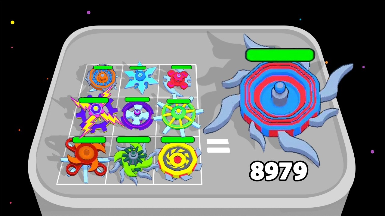 BLADE MERGE: Spin Fight Master - Spin Blade Evolution ★ Battle Simulator