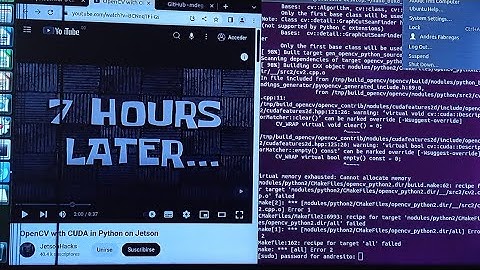 Build Opencv CUDA 4.8.0 For Jetson Nano 4GB (Explanation with commands)