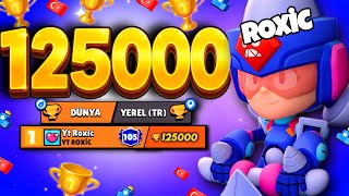 I REACHED 125,000 TROPHIES! ☠️ (TARGET: TURKEY RANKING 🇹🇷) | Brawl Stars