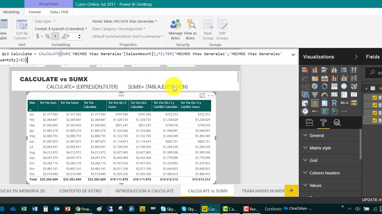 POWER BI CURSO COMPLETO UNIDAD 08 APRENDIENDO CALCULATE Secci n 2 YouTube POWER BI CURSO COMPLETO UNIDAD 08 APRENDIENDO CALCULATE Secci n 2 YouTube