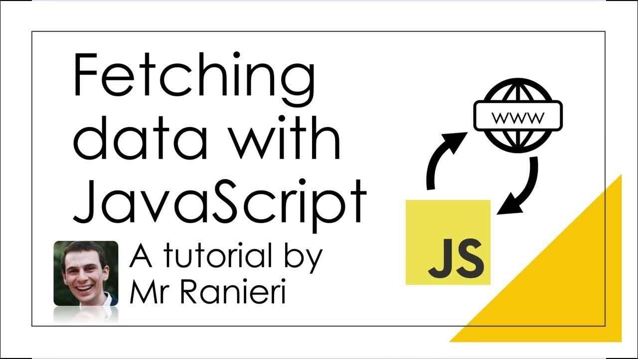 JavaScript Fetch Part 1 - Accessing an API using JavaScript - YouTube