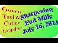 Quorn Tool & Cutter Grinder: Sharpening End Mills July 16, 2021