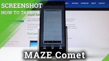 How to Take Screenshot in MAZE Comet - Screen Capturing Instructions
