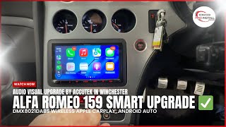 Alfa Romeo 159 Gets BIG Tech Upgrade Wireless CarPlay Dash Cam Rear View Camera KENWOOD DMX8021DABS