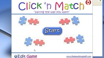 Programmable Matching Game with sound for teachers