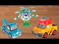 TOYS ROBOCAR POLI for Kids. Wooden Puzzle. Kids Learn