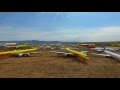 Kingman AZ KIGM airplane graveyard - shot with Phantom 3