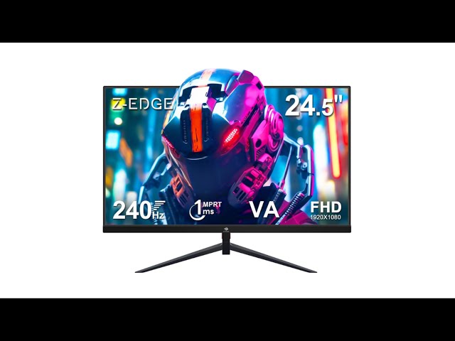 【ジャンク品】Z-EDGE 24.5インチ  240Hz UG25I Z Edge UG25I 24.5 inch 1080P FHD 240Hz 1ms Gaming Monitor