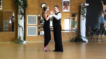 Argentine Tango Sacada from Cross System